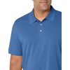 Amazon Essentials Men’s Regular Fit Golf Polo Shirt, Moisture-Wicking Quick Dry, Recycled Polyester, Short Sleeve(Washed Blue)