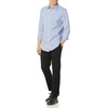 Amazon Essentials Men’s Regular Fit Long Sleeve Wrinkle Resistant Stretch Dress Shirt(Blue White Grid Check)