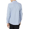 Amazon Essentials Men’s Regular Fit Long Sleeve Wrinkle Resistant Stretch Dress Shirt(Blue White Grid Check)