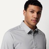 Amazon Essentials Men’s Regular Fit Long Sleeve Wrinkle Resistant Stretch Dress Shirt(Grey)