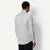 Amazon Essentials Men’s Regular Fit Long Sleeve Wrinkle Resistant Stretch Dress Shirt(Grey)