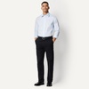 Amazon Essentials Men’s Regular Fit Long Sleeve Wrinkle Resistant Stretch Dress Shirt(Light Blue)