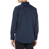 Amazon Essentials Men’s Regular Fit Long Sleeve Wrinkle Resistant Stretch Dress Shirt(Navy Geo Print)