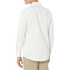 Amazon Essentials Men’s Regular Fit Long Sleeve Wrinkle Resistant Stretch Dress Shirt(White)