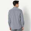 Amazon Essentials Men’s Regular Fit Long Sleeve Wrinkle Resistant Stretch Dress Shirt(White Gingham)
