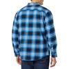 Amazon Essentials Men’s Regular Fit Long-Sleeve Flannel Shirt, Soft Brushed Cotton, Lightweight yet Warm(Black Blue Grey Tartan Plaid)