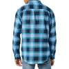 Amazon Essentials Men’s Regular Fit Long-Sleeve Flannel Shirt, Soft Brushed Cotton, Lightweight yet Warm(Black Blue Grey Tartan Plaid)