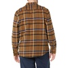 Amazon Essentials Men’s Regular Fit Long-Sleeve Flannel Shirt, Soft Brushed Cotton, Lightweight yet Warm(Black Brown Mix Plaid)