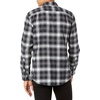 Amazon Essentials Men’s Regular Fit Long-Sleeve Flannel Shirt, Soft Brushed Cotton, Lightweight yet Warm(Black Ombre Plaid)