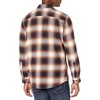Amazon Essentials Men’s Regular Fit Long-Sleeve Flannel Shirt, Soft Brushed Cotton, Lightweight yet Warm(Black Orange Large Plaid)