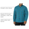 Amazon Essentials Men’s Regular Fit Long-Sleeve Flannel Shirt, Soft Brushed Cotton, Lightweight yet Warm(Blue Burgundy Green Plaid)