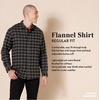 Amazon Essentials Men’s Regular Fit Long-Sleeve Flannel Shirt, Soft Brushed Cotton, Lightweight yet Warm(Blue Rust Orange Plaid)