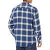 Amazon Essentials Men’s Regular Fit Long-Sleeve Flannel Shirt, Soft Brushed Cotton, Lightweight yet Warm(Blue White Large Plaid)