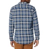 Amazon Essentials Men’s Regular Fit Long-Sleeve Flannel Shirt, Soft Brushed Cotton, Lightweight yet Warm(Blue White Plaid)