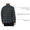 Amazon Essentials Men’s Regular Fit Long-Sleeve Flannel Shirt, Soft Brushed Cotton, Lightweight yet Warm(Brown Dark Navy Plaid)