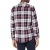 Amazon Essentials Men’s Regular Fit Long-Sleeve Flannel Shirt, Soft Brushed Cotton, Lightweight yet Warm(Burgundy Grey Plaid)