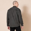 Amazon Essentials Men’s Regular Fit Long-Sleeve Flannel Shirt, Soft Brushed Cotton, Lightweight yet Warm(Charcoal Buffalo Plaid)