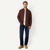 Amazon Essentials Men’s Regular Fit Long-Sleeve Flannel Shirt, Soft Brushed Cotton, Lightweight yet Warm(Chocolate)