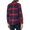 Amazon Essentials Men’s Regular Fit Long-Sleeve Flannel Shirt, Soft Brushed Cotton, Lightweight yet Warm(Dark Blue Orange Large Plaid)