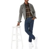 Amazon Essentials Men’s Regular Fit Long-Sleeve Flannel Shirt, Soft Brushed Cotton, Lightweight yet Warm(Dark Brown Plaid)