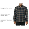 Amazon Essentials Men’s Regular Fit Long-Sleeve Flannel Shirt, Soft Brushed Cotton, Lightweight yet Warm(Dark Navy Plaid)