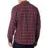 Amazon Essentials Men’s Regular Fit Long-Sleeve Flannel Shirt, Soft Brushed Cotton, Lightweight yet Warm(Dark Red Plaid)