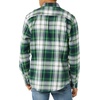 Amazon Essentials Men’s Regular Fit Long-Sleeve Flannel Shirt, Soft Brushed Cotton, Lightweight yet Warm(Green White Plaid)