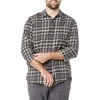 Amazon Essentials Men’s Regular Fit Long-Sleeve Flannel Shirt, Soft Brushed Cotton, Lightweight yet Warm(Grey Plaid)