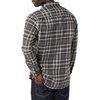 Amazon Essentials Men’s Regular Fit Long-Sleeve Flannel Shirt, Soft Brushed Cotton, Lightweight yet Warm(Grey Plaid)