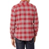 Amazon Essentials Men’s Regular Fit Long-Sleeve Flannel Shirt, Soft Brushed Cotton, Lightweight yet Warm(Grey Red Plaid)