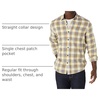 Amazon Essentials Men’s Regular Fit Long-Sleeve Flannel Shirt, Soft Brushed Cotton, Lightweight yet Warm(Grey Yellow Plaid)