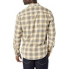 Amazon Essentials Men’s Regular Fit Long-Sleeve Flannel Shirt, Soft Brushed Cotton, Lightweight yet Warm(Grey Yellow Plaid)