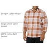Amazon Essentials Men’s Regular Fit Long-Sleeve Flannel Shirt, Soft Brushed Cotton, Lightweight yet Warm(Mauve Rust Plaid)