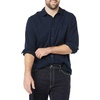 Amazon Essentials Men’s Regular Fit Long-Sleeve Flannel Shirt, Soft Brushed Cotton, Lightweight yet Warm(Navy)