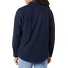 Amazon Essentials Men’s Regular Fit Long-Sleeve Flannel Shirt, Soft Brushed Cotton, Lightweight yet Warm(Navy)