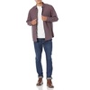 Amazon Essentials Men’s Regular Fit Long-Sleeve Flannel Shirt, Soft Brushed Cotton, Lightweight yet Warm(Navy Red Plaid)