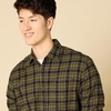 Amazon Essentials Men’s Regular Fit Long-Sleeve Flannel Shirt, Soft Brushed Cotton, Lightweight yet Warm(Olive)