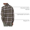 Amazon Essentials Men’s Regular Fit Long-Sleeve Flannel Shirt, Soft Brushed Cotton, Lightweight yet Warm(Olive Plaid)