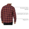 Amazon Essentials Men’s Regular Fit Long-Sleeve Flannel Shirt, Soft Brushed Cotton, Lightweight yet Warm(Plum Plaid)