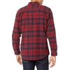 Amazon Essentials Men’s Regular Fit Long-Sleeve Flannel Shirt, Soft Brushed Cotton, Lightweight yet Warm(Red Plaid)