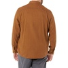 Amazon Essentials Men’s Regular Fit Long-Sleeve Flannel Shirt, Soft Brushed Cotton, Lightweight yet Warm(Toffee Brown)