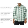 Amazon Essentials Men’s Regular Fit Long-Sleeve Flannel Shirt, Soft Brushed Cotton, Lightweight yet Warm(White Plaid)