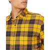 Amazon Essentials Men’s Regular Fit Long-Sleeve Flannel Shirt, Soft Brushed Cotton, Lightweight yet Warm(Yellow Plaid)