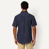 Amazon Essentials Men’s Regular Fit Short Sleeve Linen Shirt(Navy)