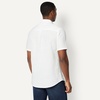 Amazon Essentials Men’s Regular Fit Short Sleeve Linen Shirt(White)