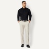 Amazon Essentials Men’s Regular Fit Stretch Wrinkle Free Button Down Collar Dress Shirt(Black)