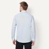 Amazon Essentials Men’s Regular Fit Stretch Wrinkle Free Button Down Collar Dress Shirt(Light Blue)