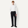 Amazon Essentials Men’s Regular Fit Stretch Wrinkle Free Button Down Collar Dress Shirt(White)