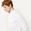 Amazon Essentials Men’s Regular Fit Stretch Wrinkle Free Button Down Collar Dress Shirt(White)