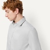 Amazon Essentials Men’s Regular Fit Stretch Wrinkle Free Spread Collar Dress Shirt(Grey)